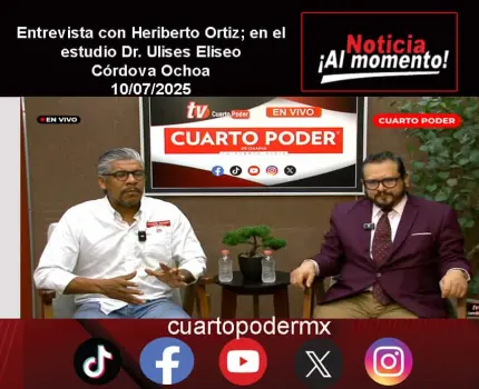 Entrevista con Heriberto Ortiz; en el estudio Dr. Ulises Eliseo Córdova Ochoa