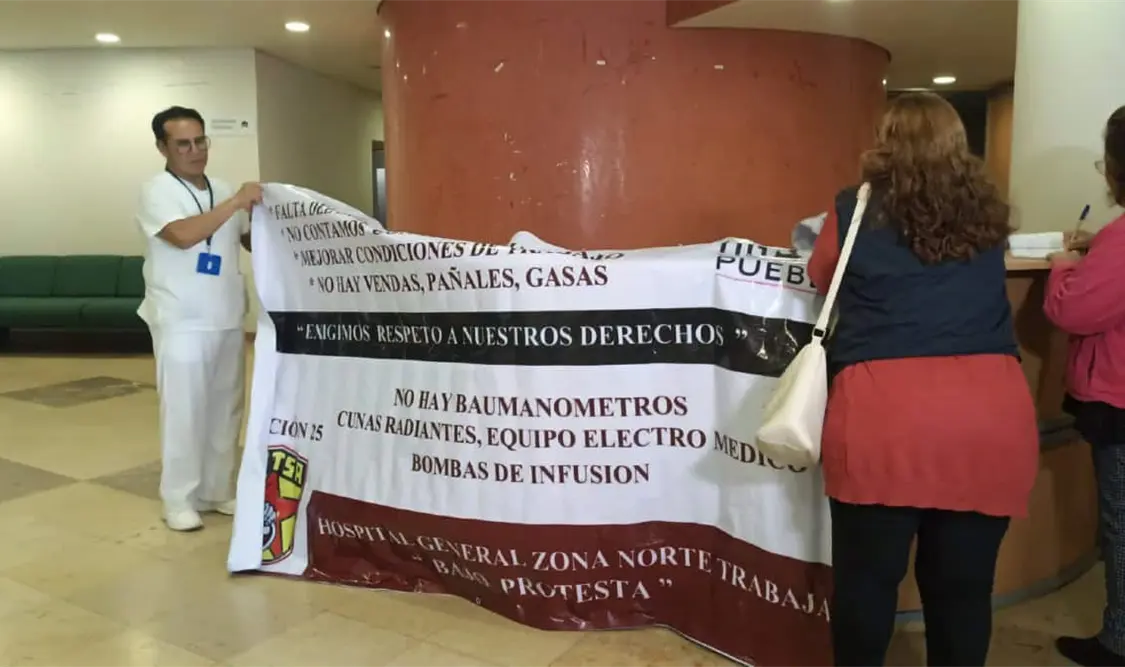 Empleados de IMSS señalan a funcionarios por “acarreo” a eventos políticos. Cortesía