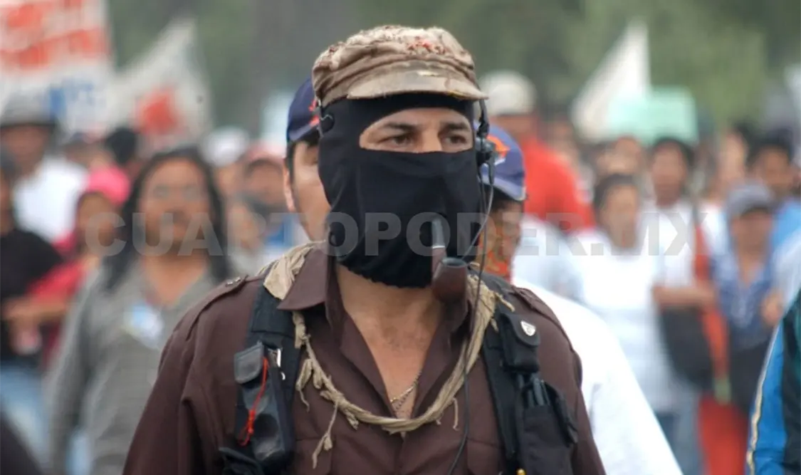 El capitán Marcos del Ejército Zapatista de Liberación Nacional. Cortesía
