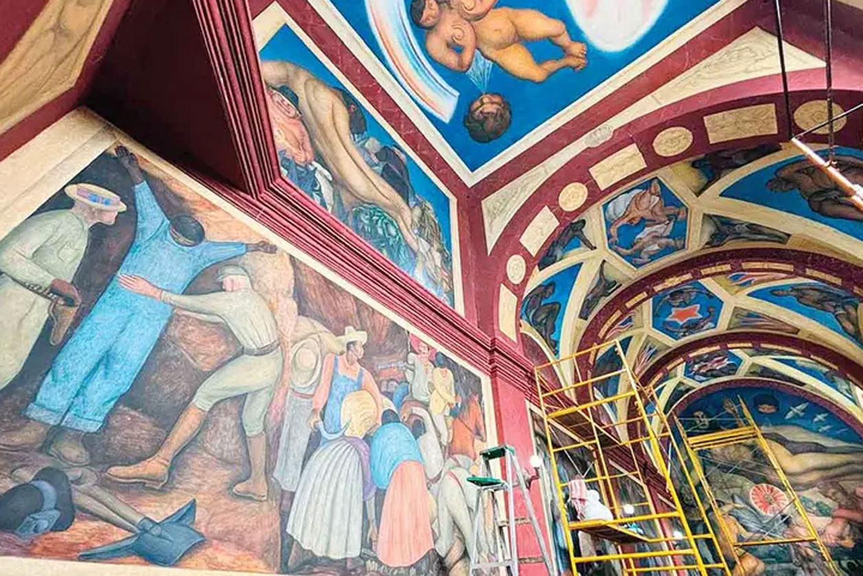 Restauran mural de Diego Rivera
