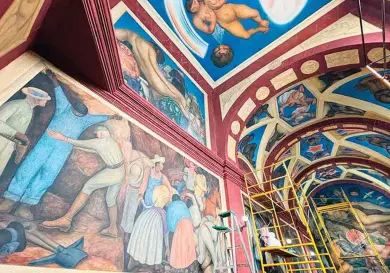 Restauran mural de Diego Rivera