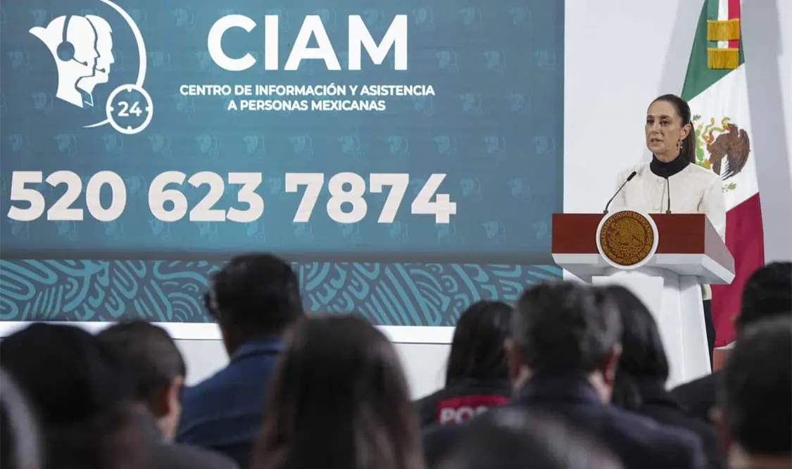 La presidenta aseguró que se está haciendo todo lo técnicamente posible para la apertura de la frontera ante la presencia del gusano barrenador. Cortesía