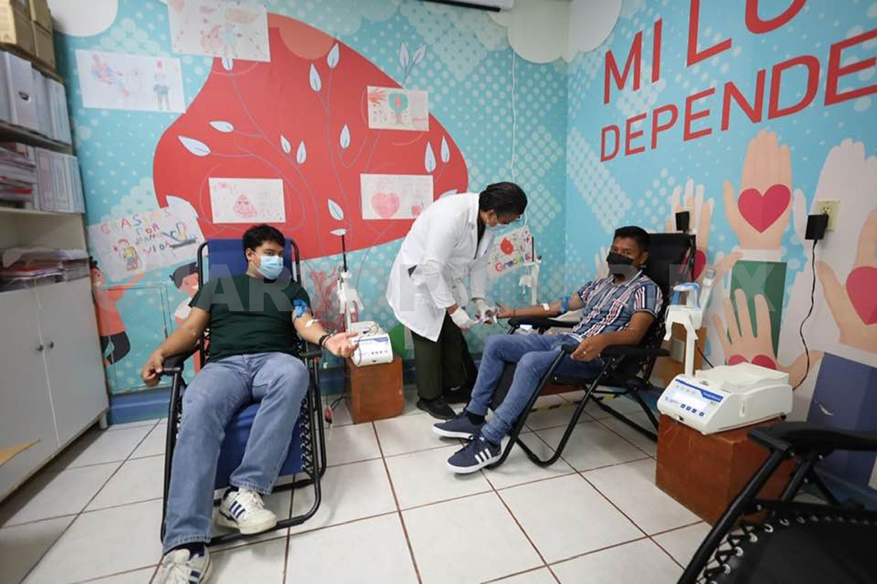 Más de 100 menores beneficiados con donación de sangre