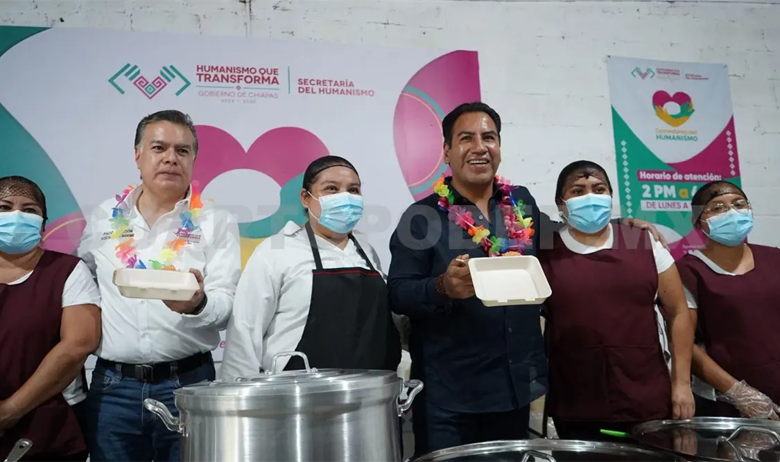 Se cumple el compromiso de apoyar a las familias de la colonia 6 de Junio con un comedor fijo. CP