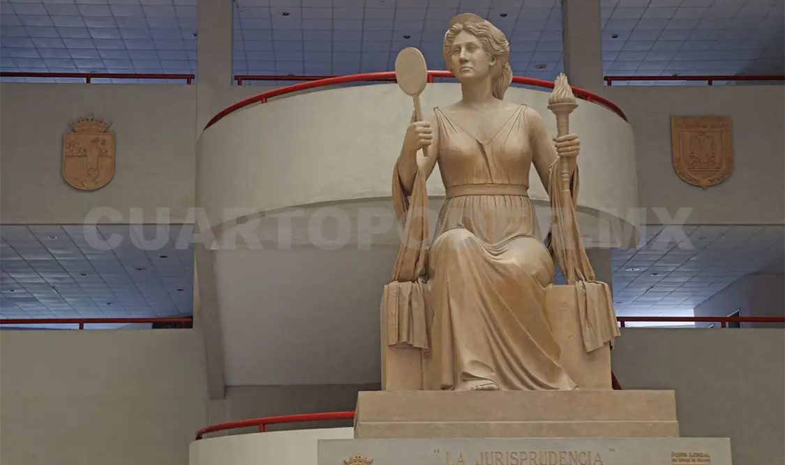 Aspecto del Poder Judicial, la casa de la justicia de todos los chiapanecos. CP