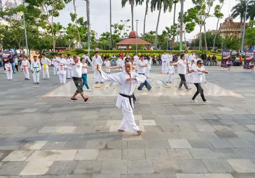 Realizan con éxito Festival de Artes Marciales