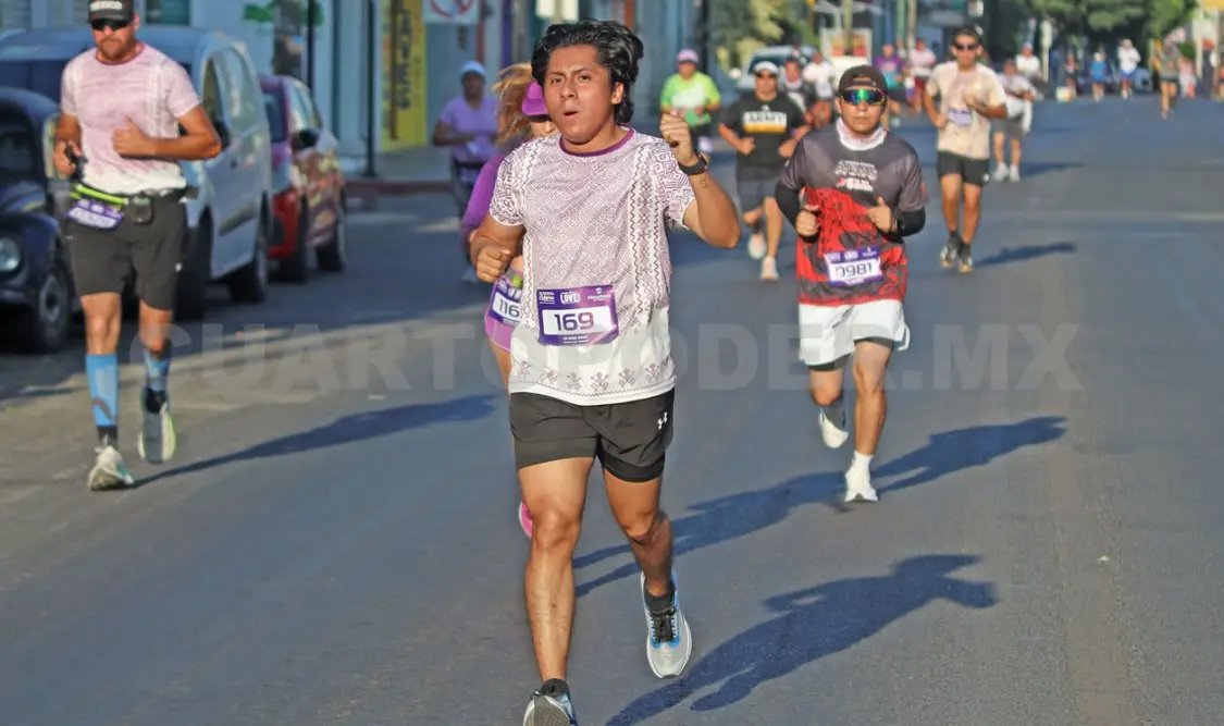 La carrera tendrá su punto de partida y meta en el parque central, con recorrido de 5 km rumbo al Puente de Colores. Diego Pérez/CP