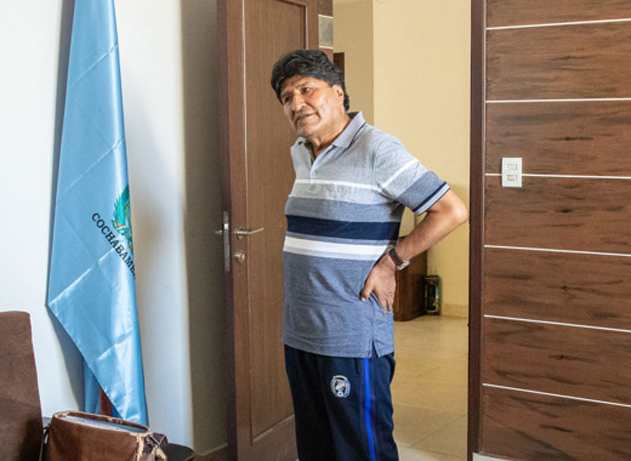 Oficialismo prepara fraude electoral: Evo Morales
