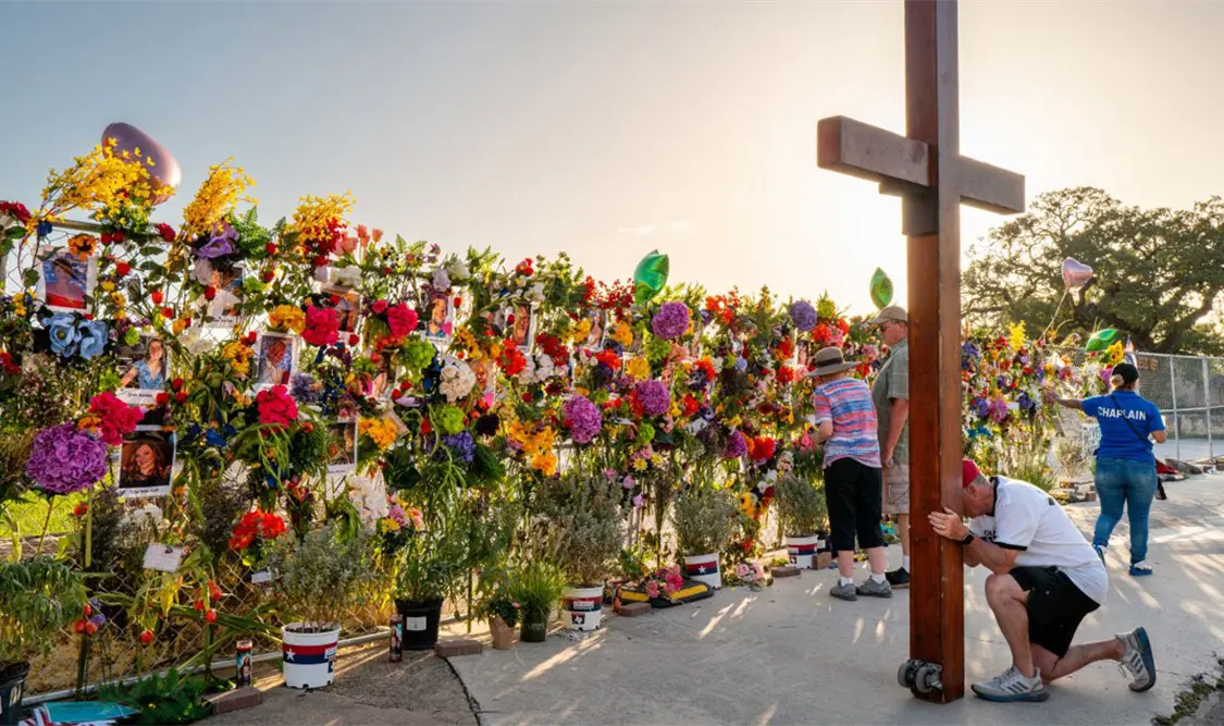 El condado de Kerr fue el más afectado con 96 víctimas mortales. Cortesía