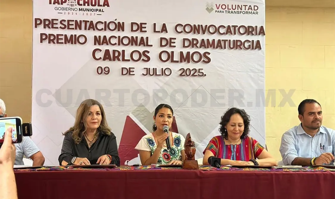La directora Angélica Altuzar encabezó la presentación de la convocatoria. CP