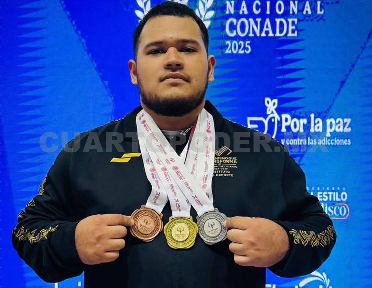 Chiapas cierra con tres preseas la Olimpiada Nacional