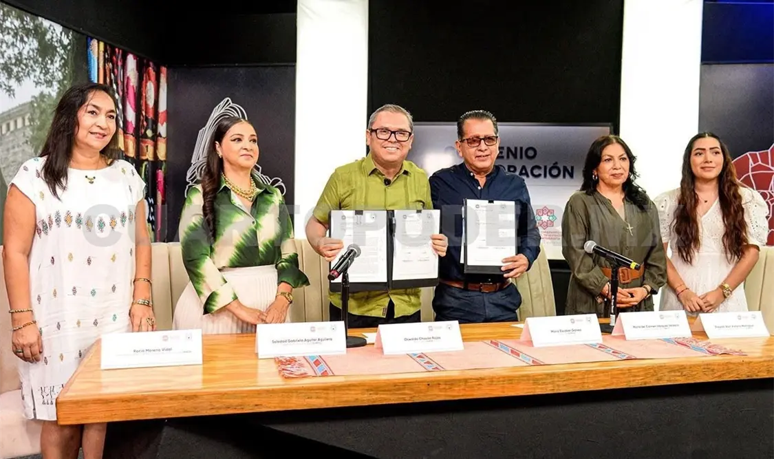 El acuerdo contempla la colaboración en distintos temas de difusión cultural, así como la creación de libros. CP