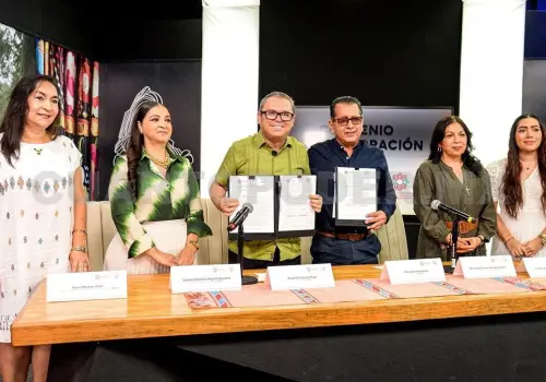 Suscribe Unach convenio con el SCHRTyC