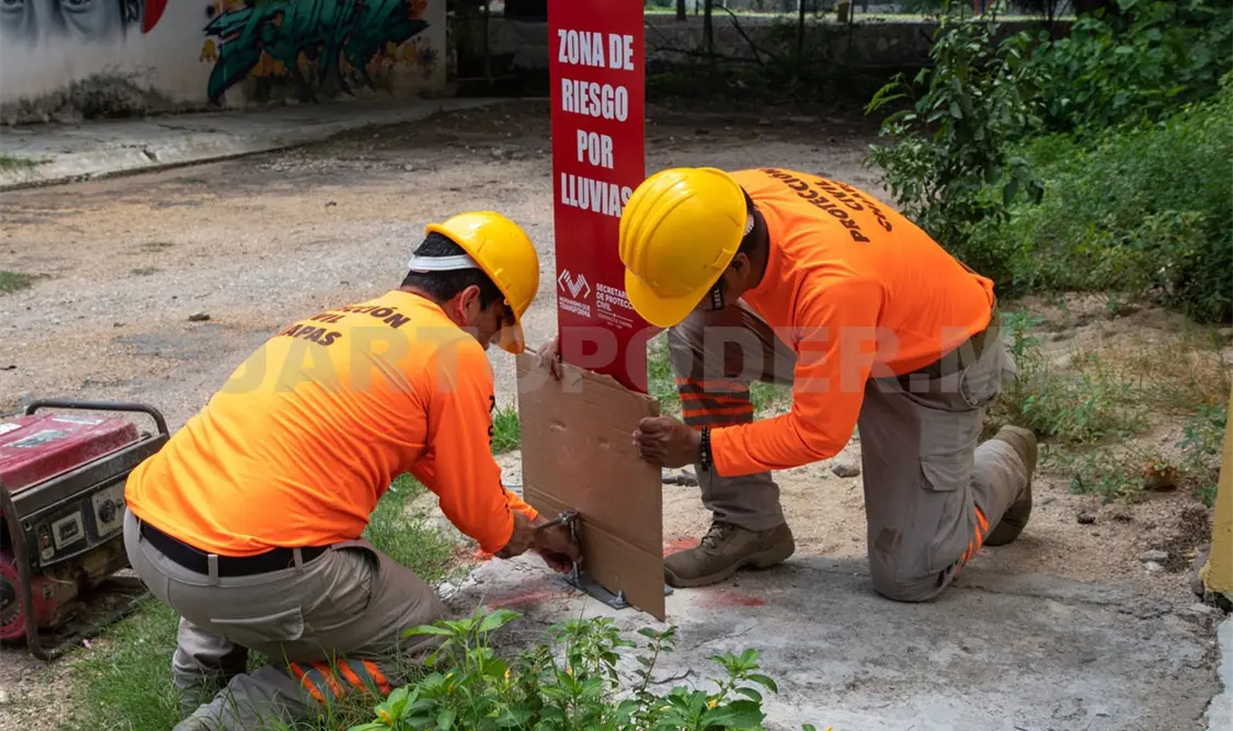 Con esta medida se protege la vida de las personas y sus bienes. Cortesía