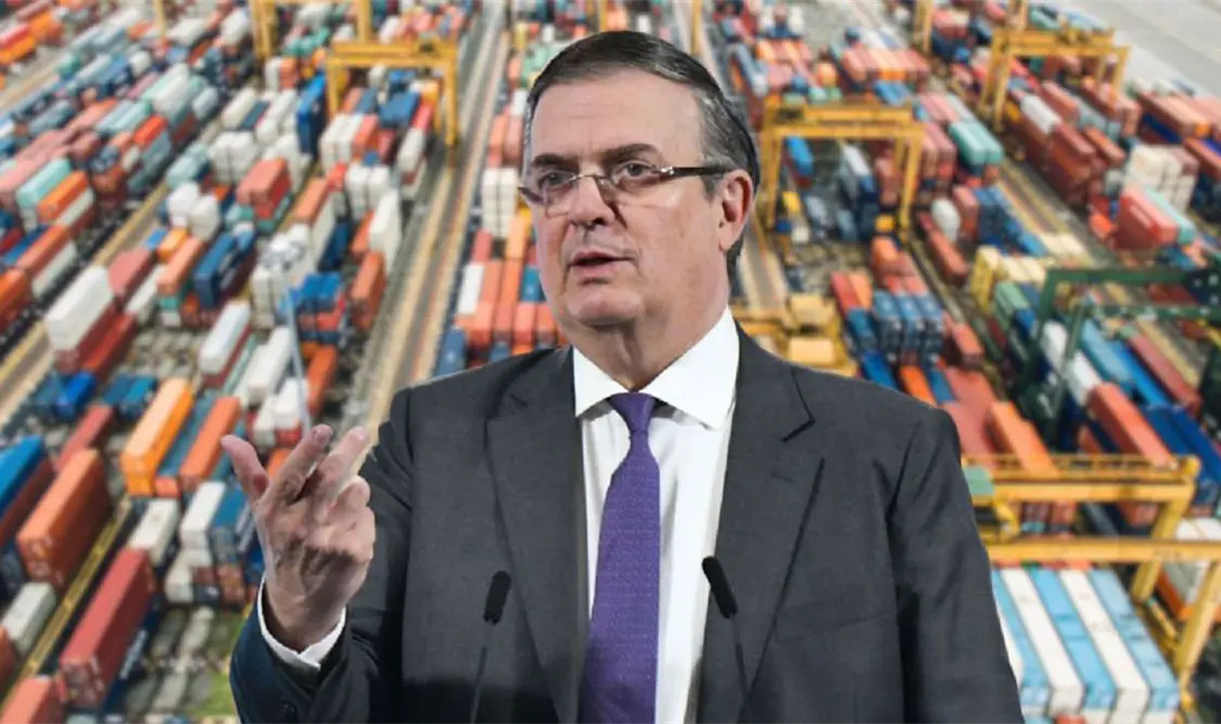 Ebrard recordó que esto ya había ocurrido en enero, cuando anunció la imposición de aranceles al 25 %. Cortesía