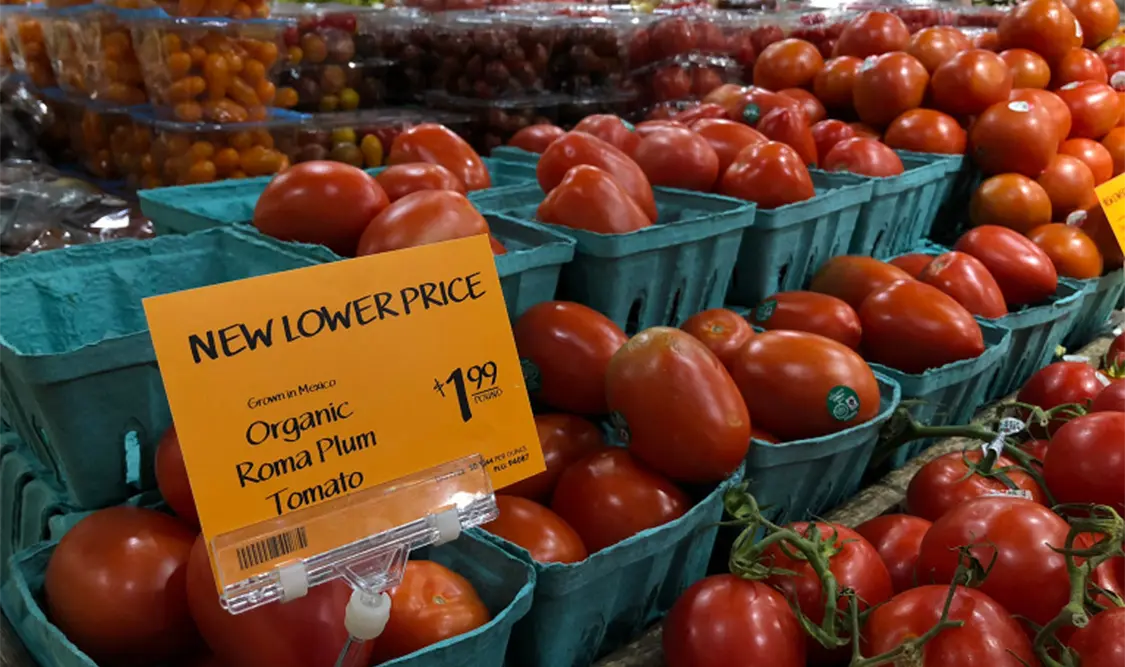 México suministra actualmente alrededor del 70 % del mercado de tomate estadounidense. Cortesía