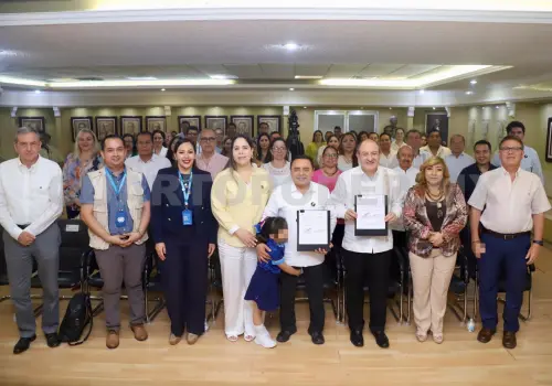 Firma PJE convenio en beneficio de las infancias