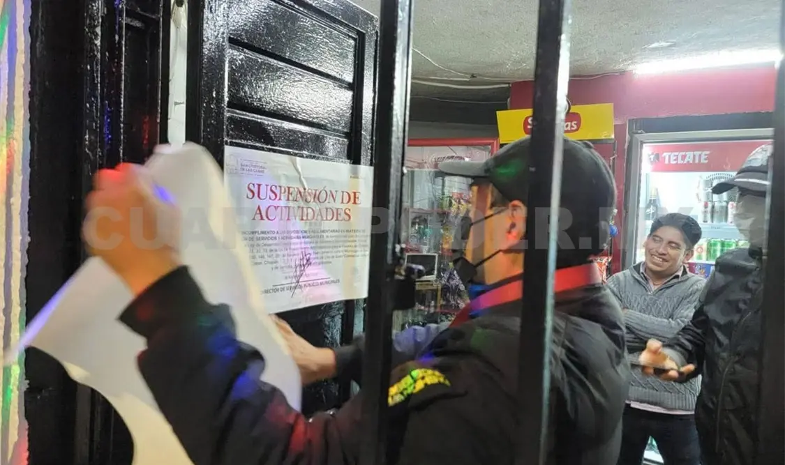 Clausuran bares por incumplimiento a la ley