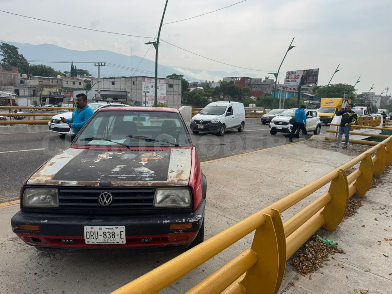 Colisionan por alcance en el libramiento Norte