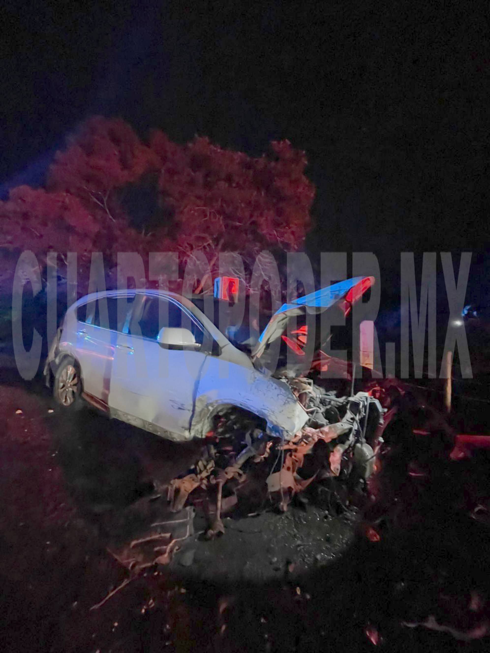 Aparatoso accidente deja un lesionado