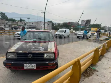 Colisionan por alcance en el libramiento Norte