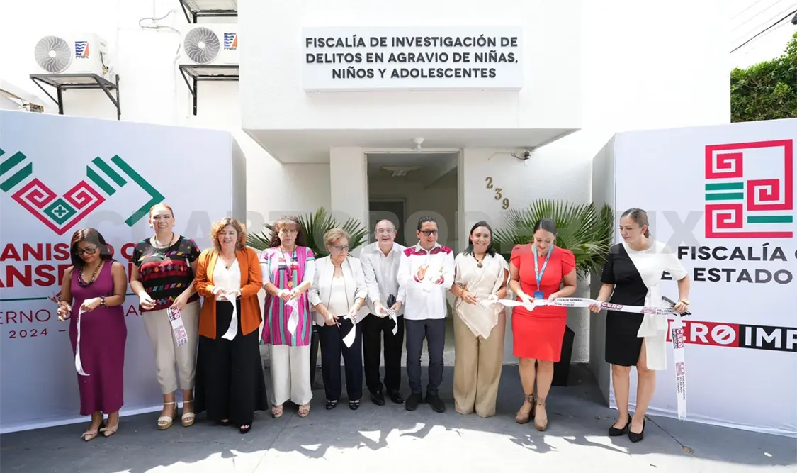 El Fiscal General, Jorge Luis Llaven Abarca, reconoció el respaldo del gobernador para hacer realidad este proyecto. CP