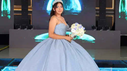 Lució como una princesa