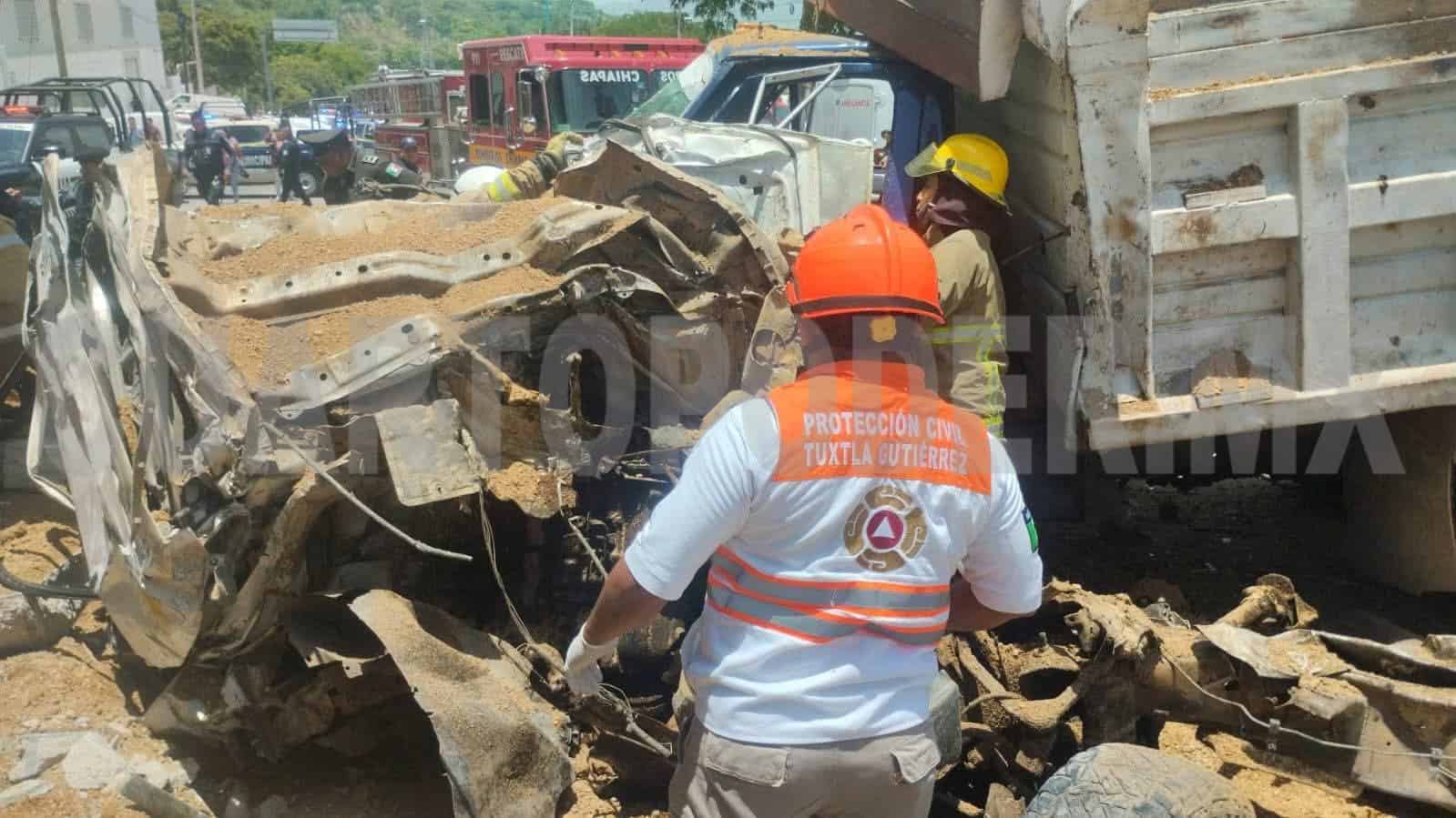Carambolazo en el retén de San Fernando; un deceso