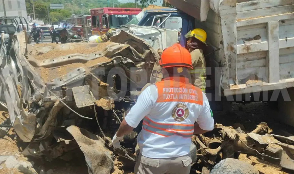 Carambolazo en el retén de San Fernando; un deceso