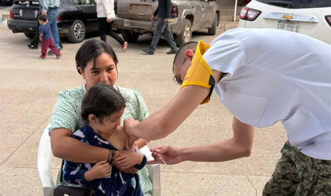 El secretario recordó que, pasaron 30 años sin que se registraran casos de sarampión en esta entidad. Cortesía