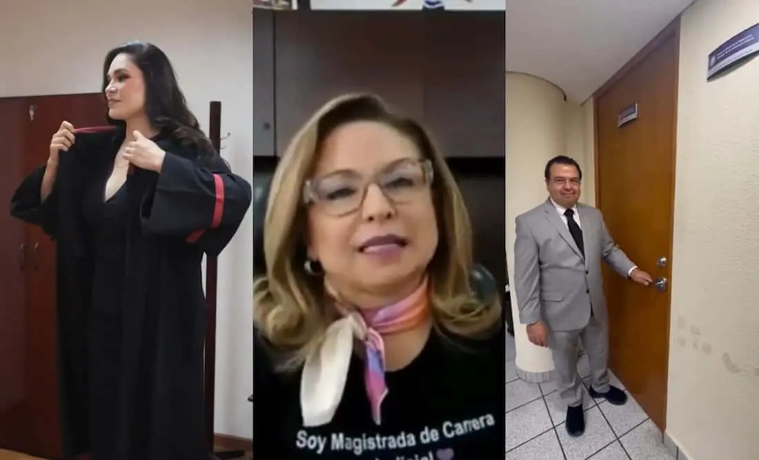 Personas juzgadoras se despidieron de sus cargos. Cortesía