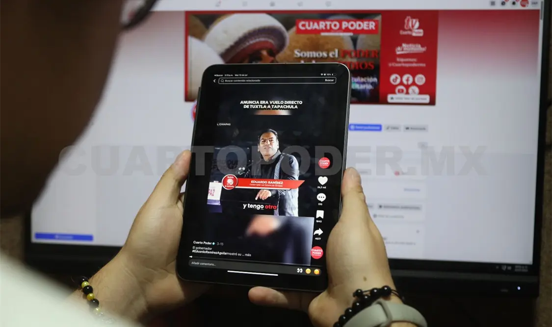 Cuarto Poder tiene historia en Chiapas a través de la circulación de la versión impresa y ahora las redes sociales, con las cuales millones de personas han interactuado con nosotros. Carlos López / CP