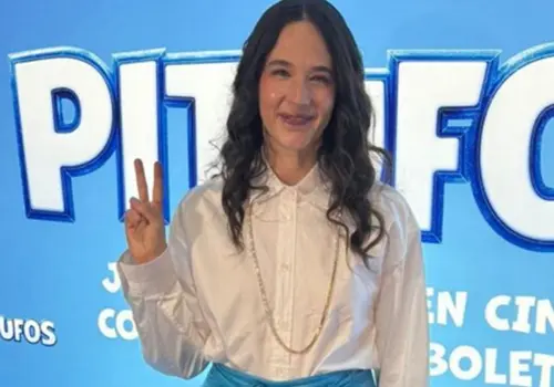 Sariñana, encantada con los Pitufos
