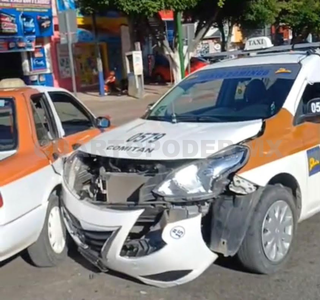 Taxis y particulares protagonizan accidentes