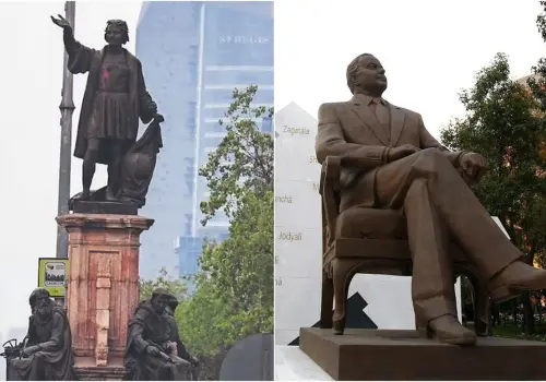 Las polémicas estatuas que fueron reubicadas