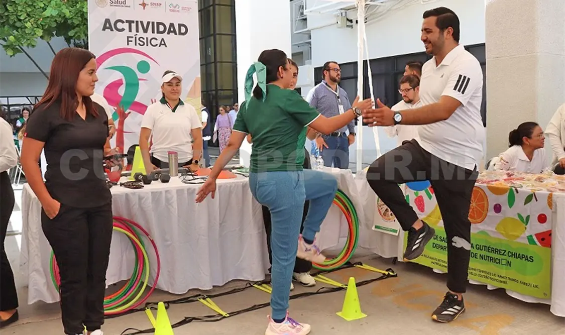 En el marco de este evento se instalaron módulos de atención, actividad física, nutrición y salud mental. CP
