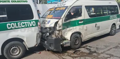 Colectivazo: 21 pasajeros salen policontudidos