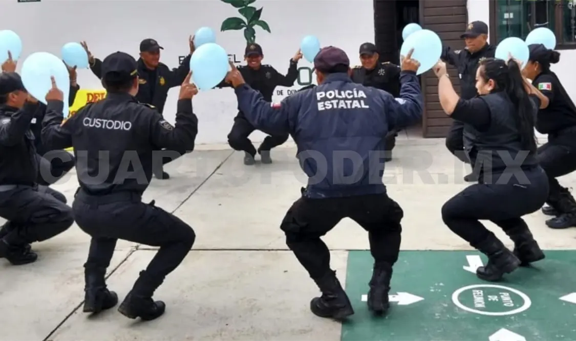 Cerca de 300 elementos del Sistema Penitenciario participaron en actividades de relajación masiva. CP