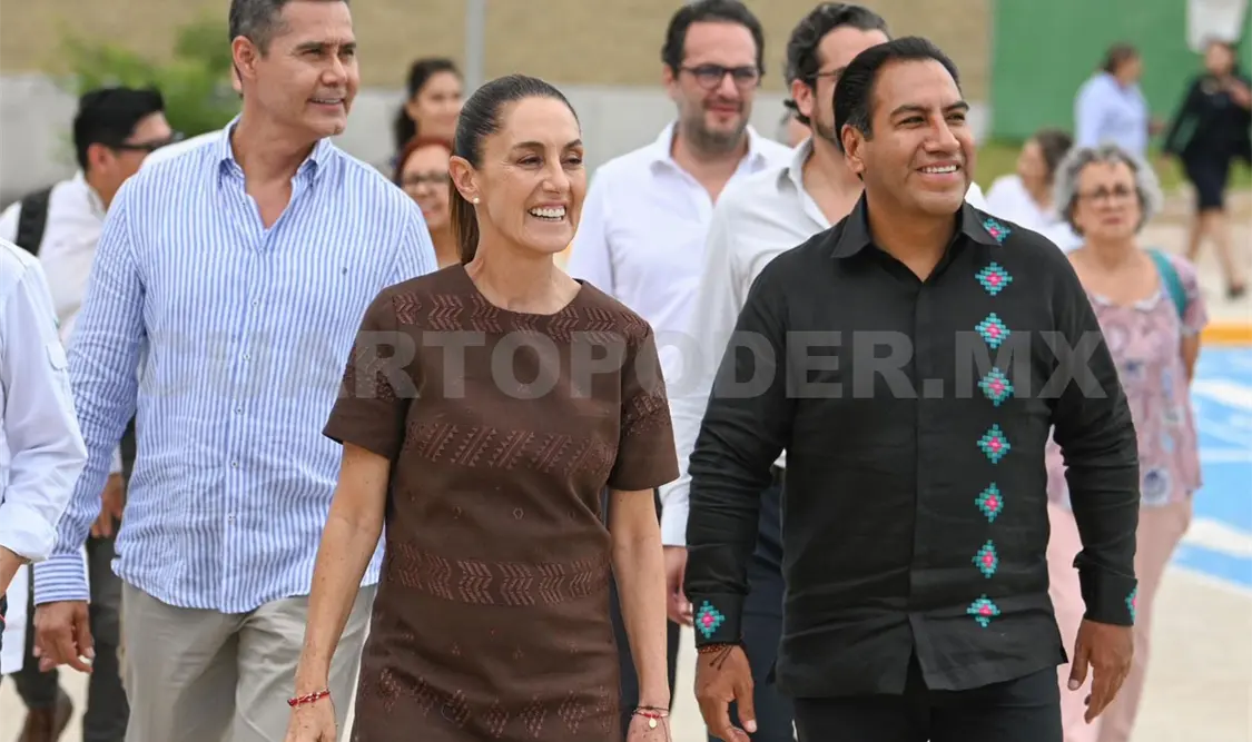 Miles de chiapanecos saludaron a la presidenta en su visita al estado. CP