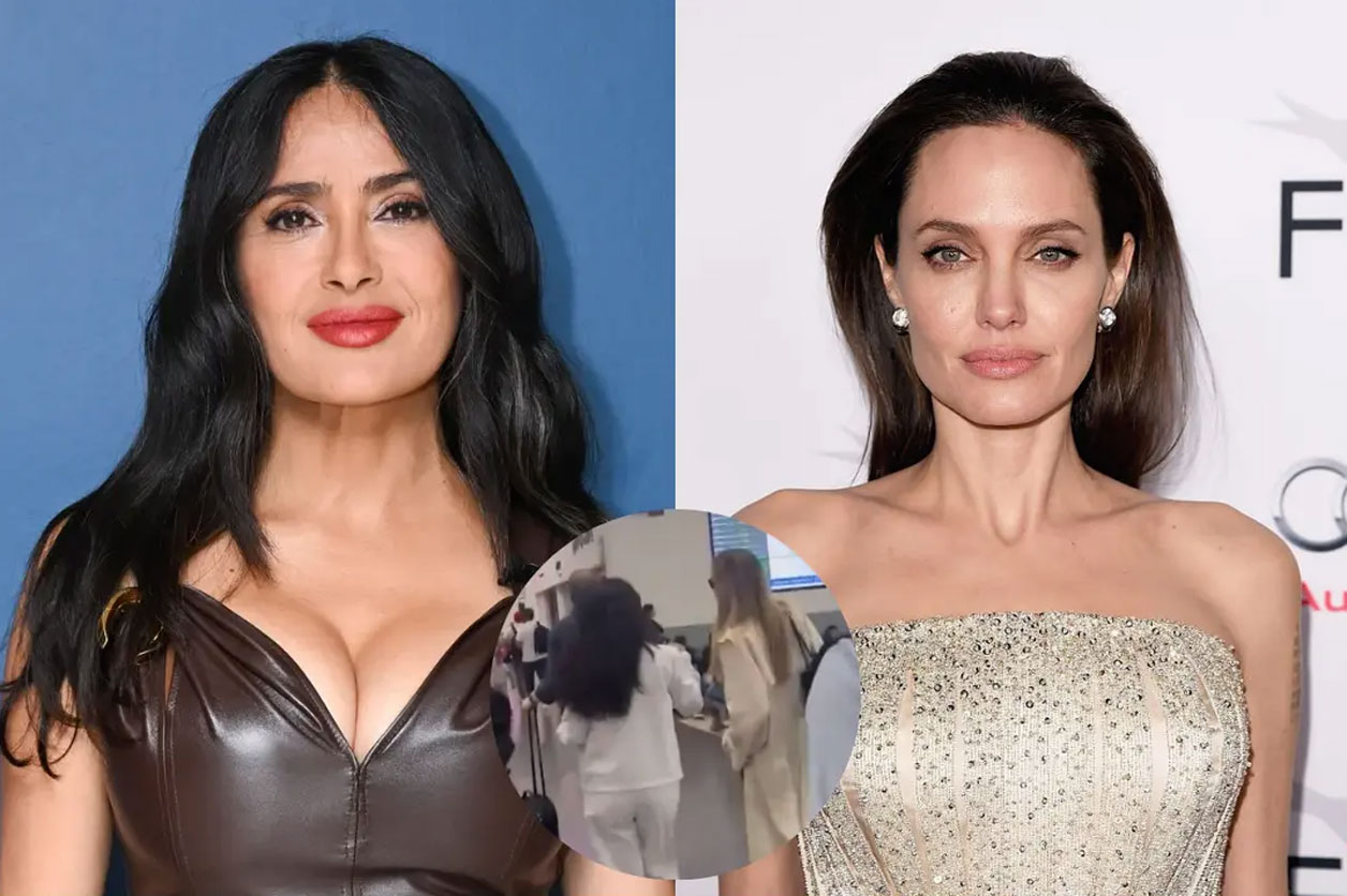 Salma Hayek y Angelina en Veracruz