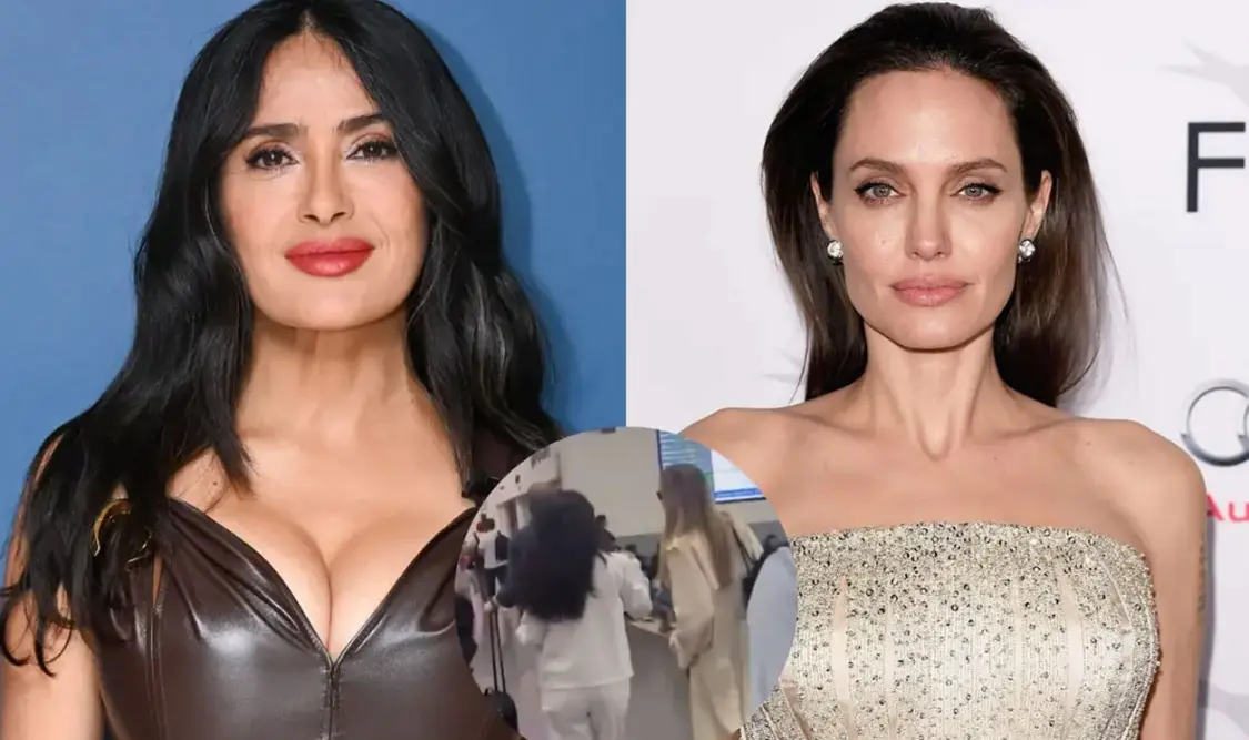 Salma Hayek y Angelina en Veracruz