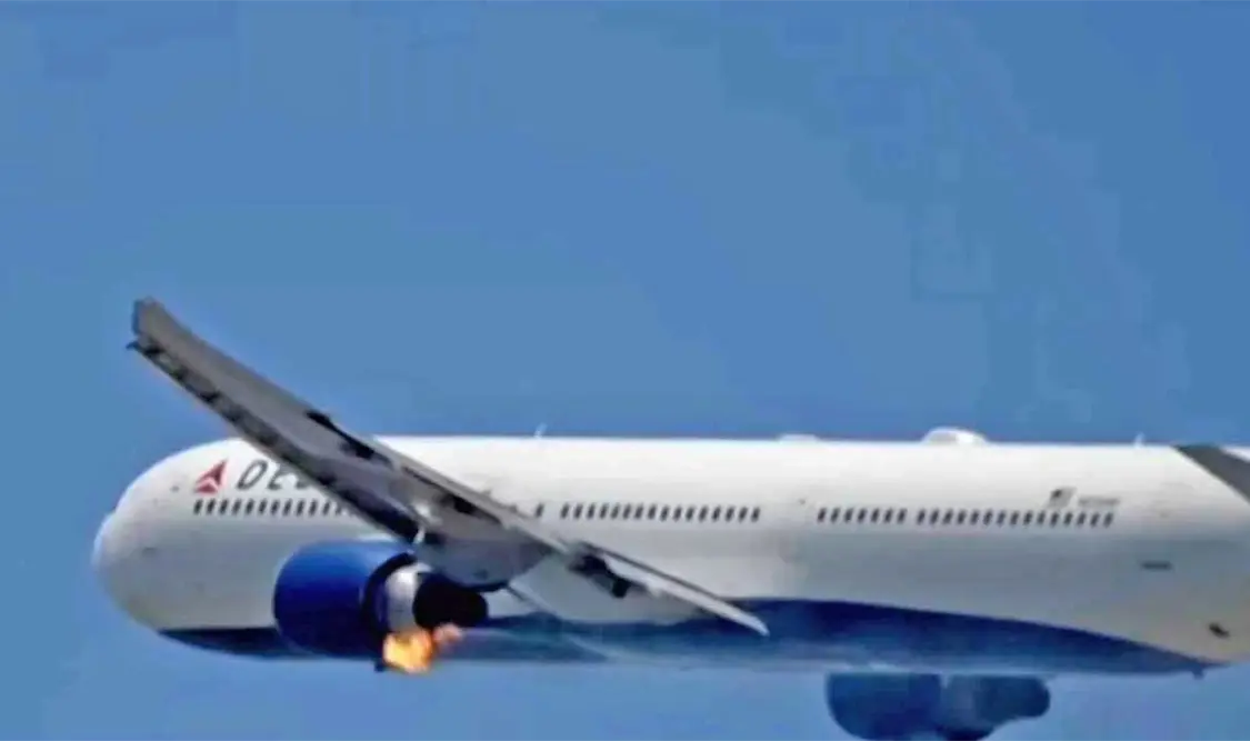 Avión aterriza de emergencia en Los Ángeles. Cortesía