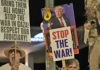 Miles de israelíes piden en Tel Aviv una tregua