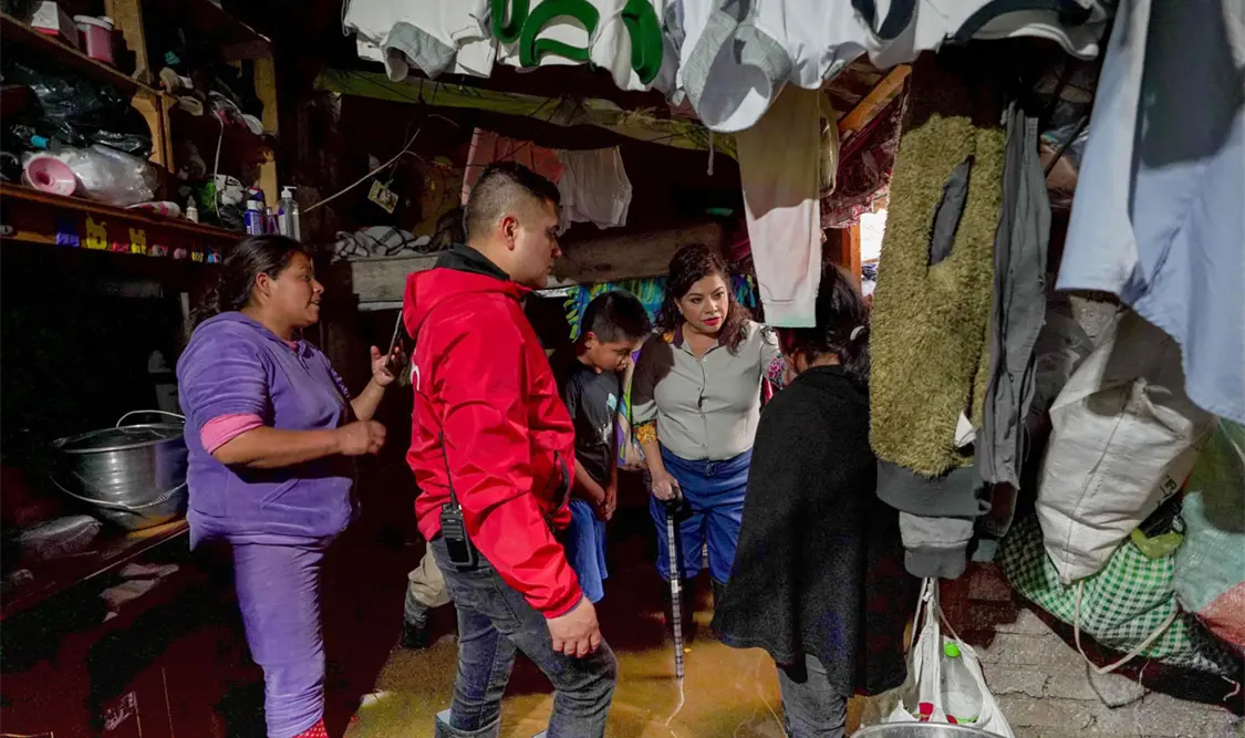 Lluvias del sábado afectaron 59 viviendas