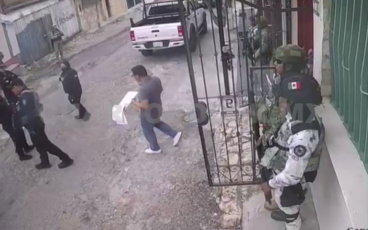 Denuncia a militares por cateo