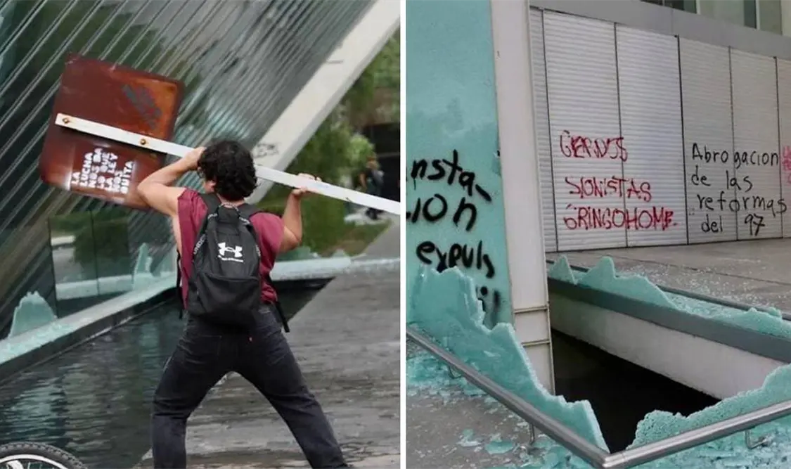 Rechazan actos violentos. Cortesía