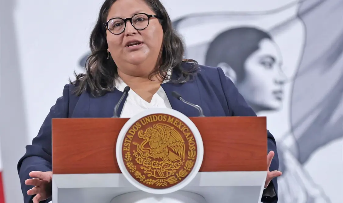 Citlalli Hernández, titular de la Secretaría de las Mujeres. El Universal