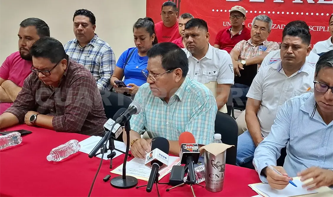 El dirigente dijo que todo delito debe ser castigado sin importar quién lo cometió, si es maestro o lo que sea. William Chacón / CP
