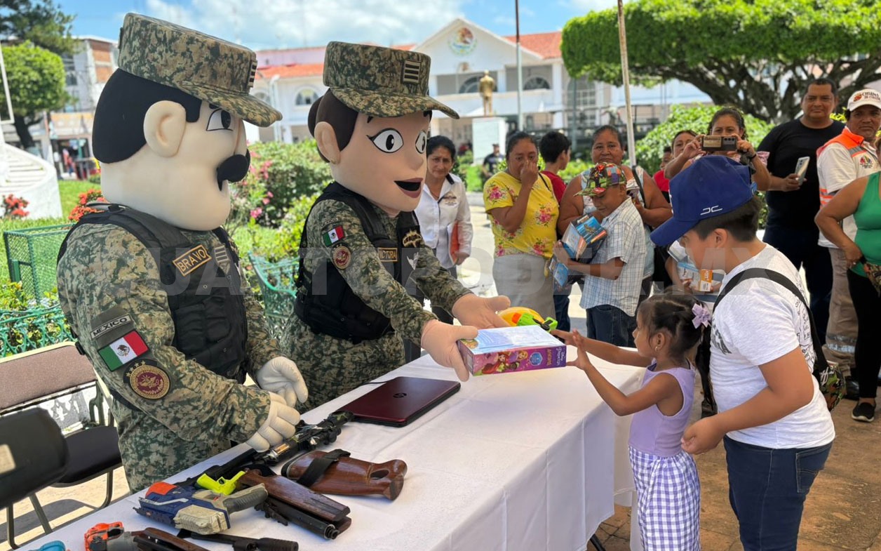 Arranca canje de armas en Villaflores
