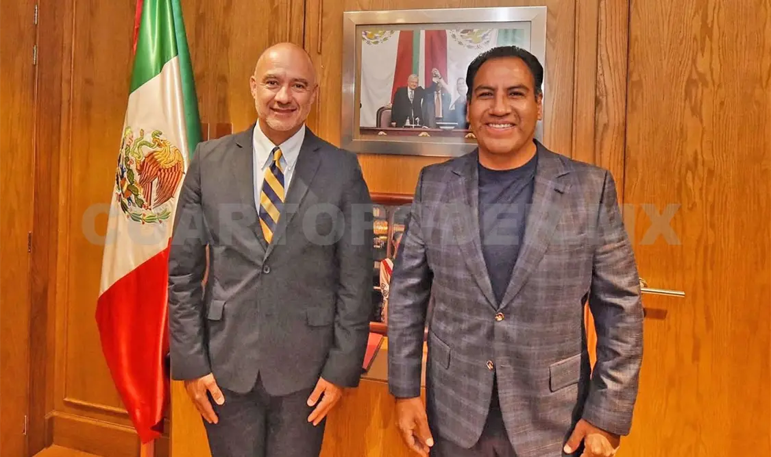 El gobernador sostuvo una reunión de trabajo para revisar los avances de la carretera Palenque-Ocosingo. CP